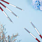 Пензлі Силіконові для Акрилового Дизайну та Моделювання, Набір, 187~191х7мм, Цегляний, 5шт/набір, фото 2