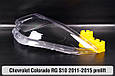 Скло фари Chevrolet Colorado RG S10 (2011-2015) дорест ліве, фото 8