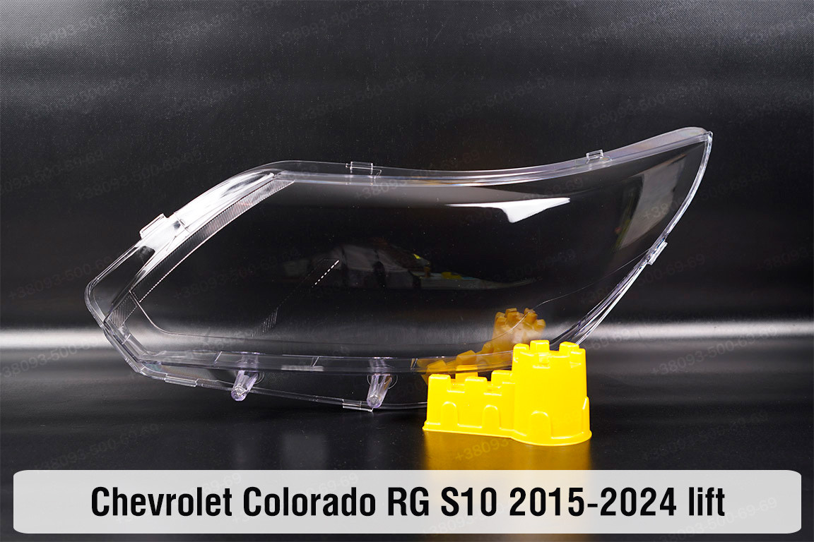 Скло фари Chevrolet Colorado RG S10 (2015-2024) рест ліве, фото 1