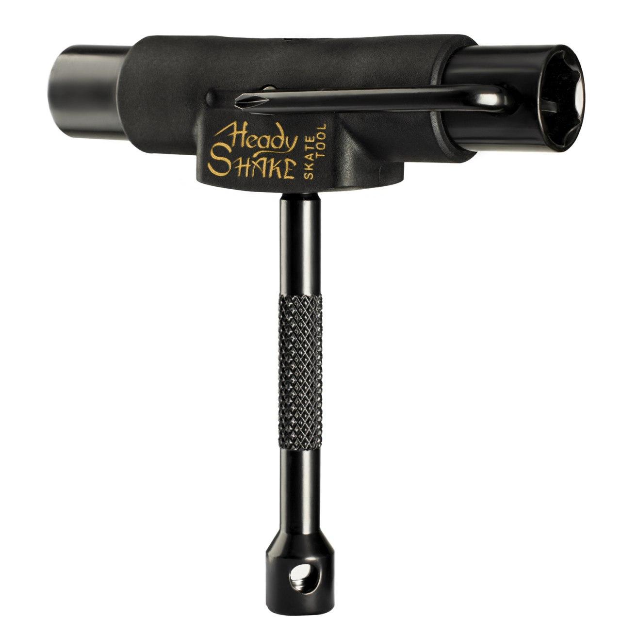 Універсальний скейт-тул Heady Shake — Мультитул 5-в-1 для скейтборду та лонгборду, фото 1