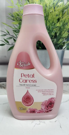 Рідке крем-мило для рук Ira Wash Petal Caress Rose ніжний догляд із ароматом троянди 1,8 л