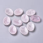 Масажер з Натурального Рожевого Кварцу, Овал, Рожевий, 40x30x9мм, 1 шт, фото 2