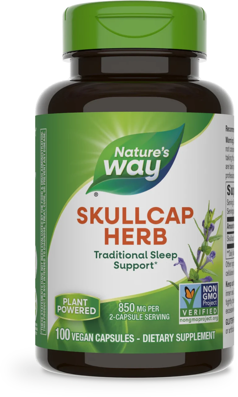 Nature's Way, Skullcap Herb (Шоломниця), 100 веганських капсул, фото 1