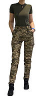 Жіночі військові тактичні штани укрпіксель софтшелл