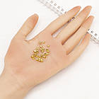 Намистини-Роздільники Латунь Рифлені Кубики, Золото, 3х3х3мм, Отвір 1.8мм, 50 шт, фото 4