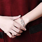 Браслет Манжет з Латуні, Срібло, 65мм, 1 шт, фото 2