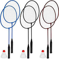 Від 2 шт. Набір для бадмінтону з воланчиком в сітці D210 615-1 купити дешево оптом в інтернет-магазині