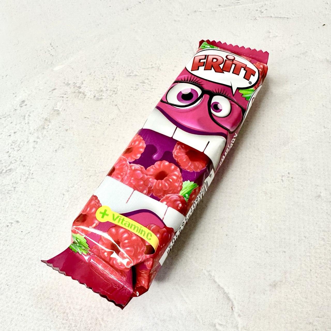 Жувальні цукерки зі смаком малини та вітаміном С Fritt 70 г