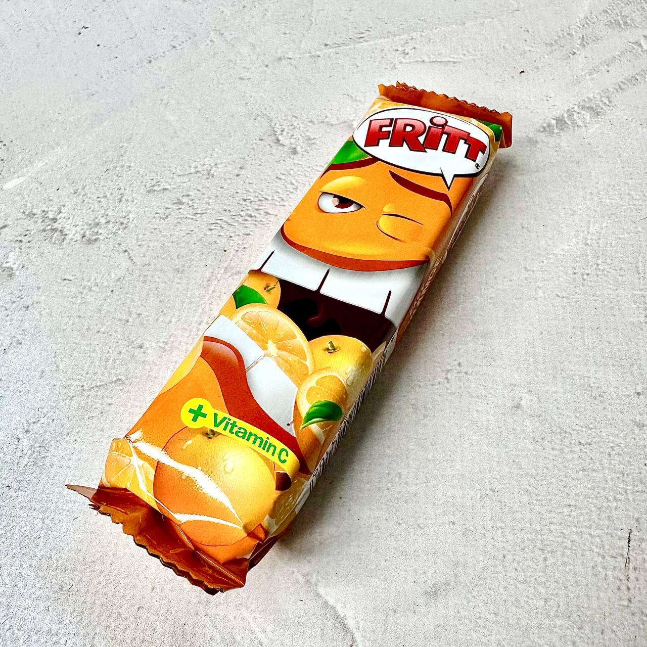 Жувальні цукерки зі смаком апельсина і вітаміном С Fritt 70 г