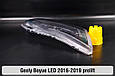 Скло фари Geely Boyue LED (2016-2019) дорест праве, фото 4
