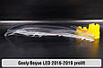 Скло фари Geely Boyue LED (2016-2019) дорест праве, фото 5