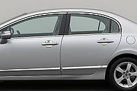Чашечки под ручки дверей (4 шт., пластик) для Honda Civic Sedan VIII 2006-2011 гг