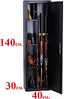 Збройовий сейф, високий сейф для зброї, сейф для рушниці з посиленними дверями