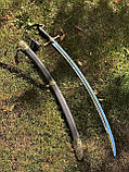 Шабля ручної роботи «Козацька #2» зі сталі  40х13/52 HRC., фото 4