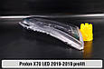 Скло фари Proton X70 LED (2016-2019) дорест праве, фото 4