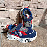 Кроссовки текстиль + замша на высокой подошве ДШ, фото 2