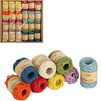 Від 24 шт. Нитки для творчества цветные 10м 006  купити дешево оптом в інтернет-магазині