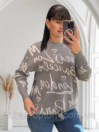 Светр жіночий кашемір оптом (48-54) Китай 25506-141345, фото 1