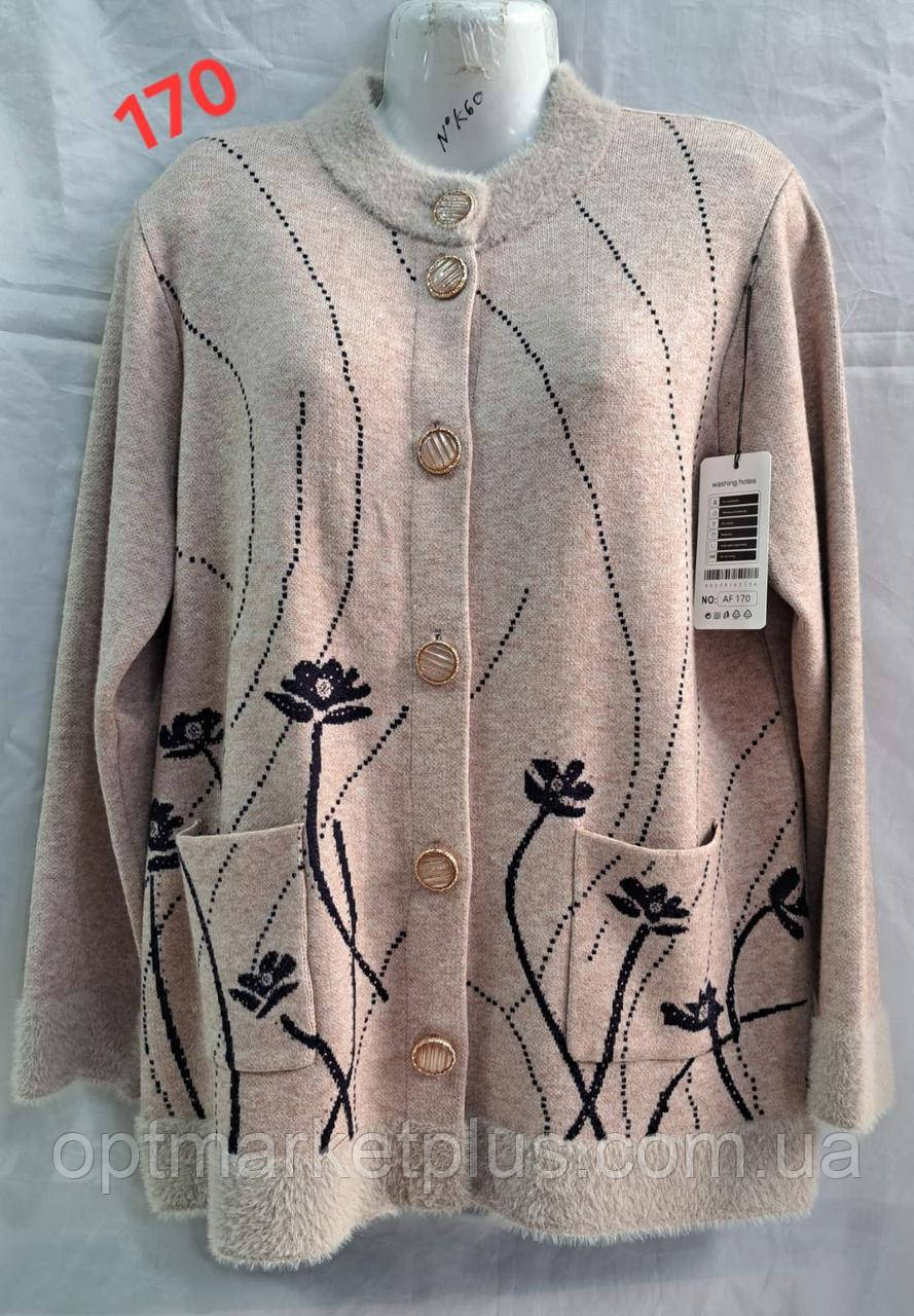 Жіноча кофта, кашемір, вибір квітів (48-54 універсал) гуртом купити від складу 7 км Одеса