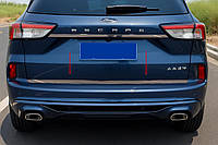 Накладка на багажник нержавейка Carmos - Турецкая Нержавеющая Сталь для Ford Kuga/Escape 2019- гг