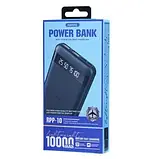 Power bank Remax RPM-10 10000 mAh з дисплеєм повербанк 2xUSB Black, фото 2
