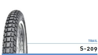 Мотошина 2,50-17 TT S-209 Delitire Trail LTK-42, MC-M-45623, фото 1