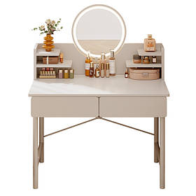 Макіяжний столик RIAS D92A з LED дзеркалом 80x40x125.5 см White (3_07260)