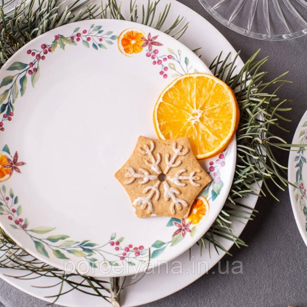 Тарілка порцелянова 20 см Winter Tea Altom, фото 1