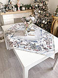 Гобеленова Новорічна скатертина 97х100 см. Limaso G-34398, фото 2