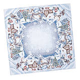 Гобеленова Новорічна скатертина 97х100 см. Limaso G-34398, фото 6