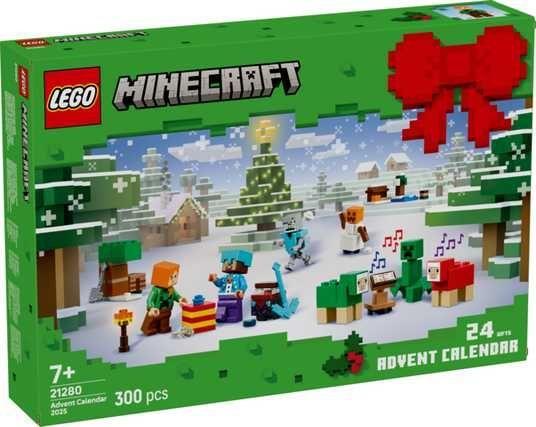 LEGO Minecraft Новорічний календар Майнкрафт 2025 року [21280], фото 1