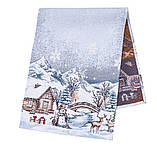 Доріжка на стіл Новорічна, 37x100 см., гобеленова Limaso G-34398, фото 8