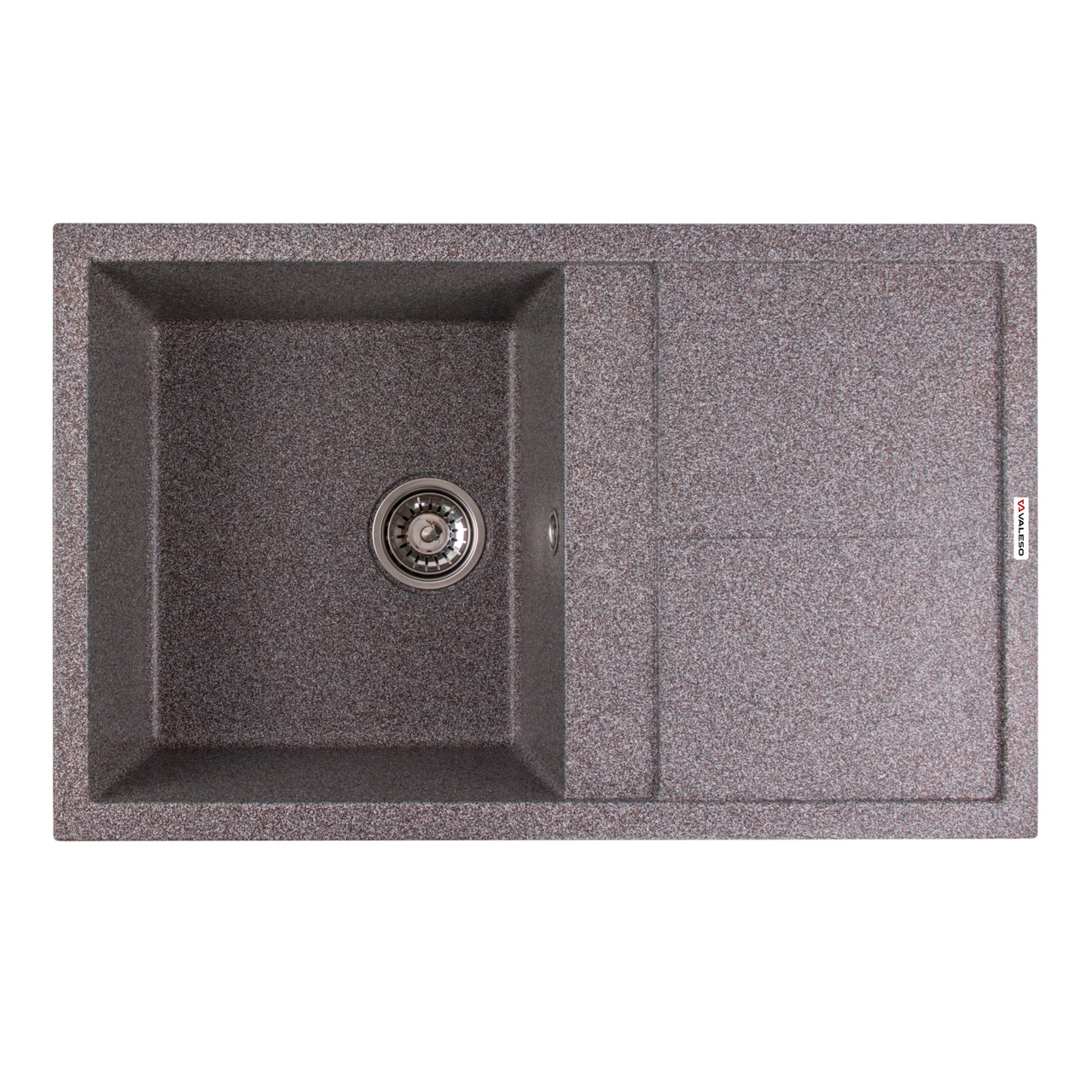 Гранитная мойка для кухни VALESO 7950 Selena матовая Микс, фото 1