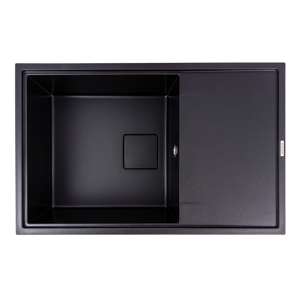 Гранитная мойка VALESO 7950 GALANS чорная, фото 1