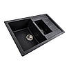 Гранитная мойка для кухни VALESO 7850W TOSKANA матовый Карбон, фото 2