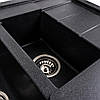 Гранитная мойка для кухни VALESO 7850W TOSKANA матовый Карбон, фото 6