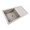 Гранитная мойка для кухни VALESO 7843 SOLID серый, фото 2