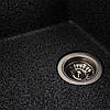Гранитная мойка для кухни VALESO 6250 ZIRKONE матовый Графит, фото 3