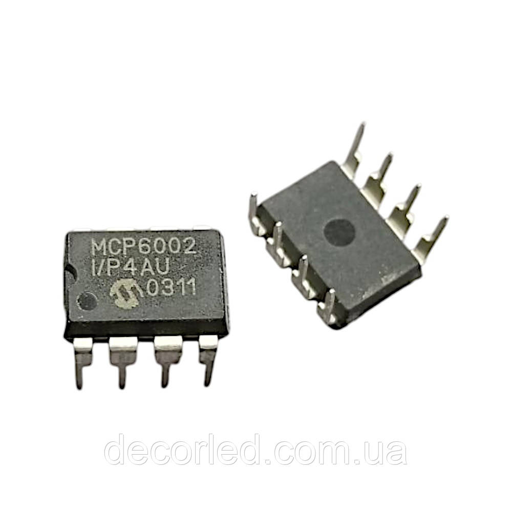Мікросхема MCP6002-I/P/Microchip, фото 1