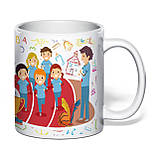 Чашка з друком "Найкращий вчитель фізкультури" 330 мл (колір білий) (31411), фото 2