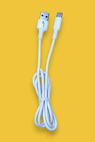 Кабель USB Type-C 4you Tems white (2A)