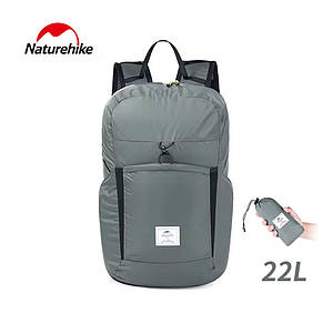 Компактний рюкзак Naturehike Ultralight 22L (NH17A017-B) Grey