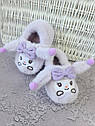 Дитячі домашні капці від 24 до 35 розмір кімнатні хутряні зимові  капчики для дівчинки садочка будинку, фото 4