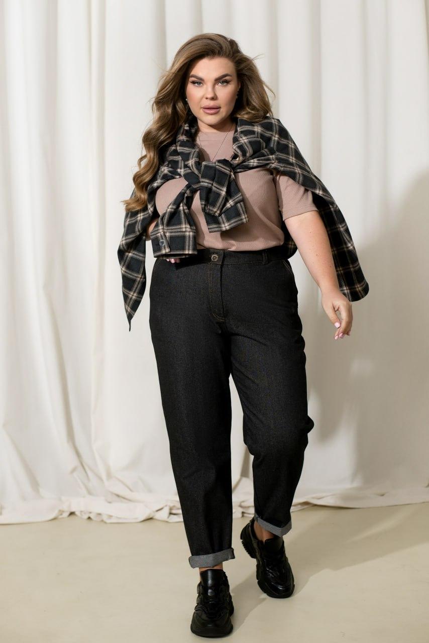 Жіночі джинси slouchy великих розмірів, фото 1