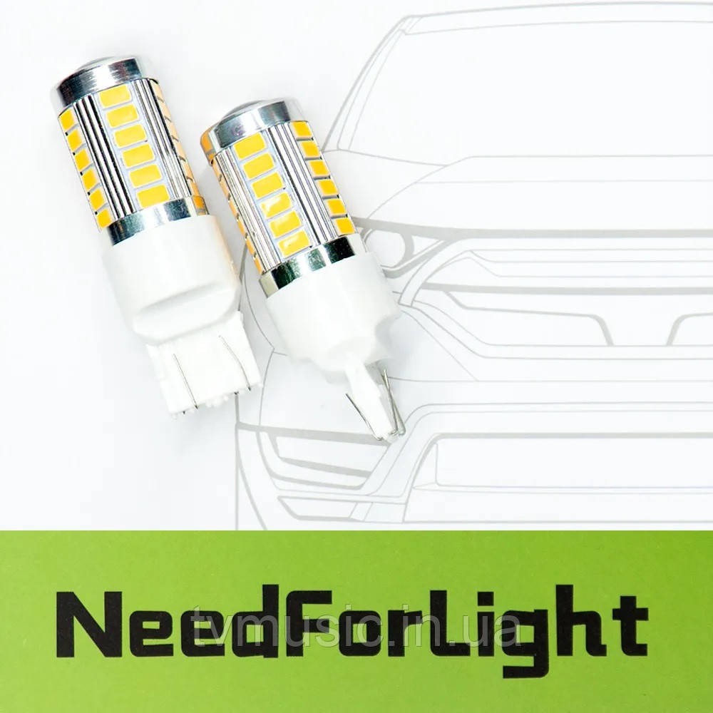 Автомобільні LED лампи NFL Flame 7440 Amber (2 шт.), фото 1