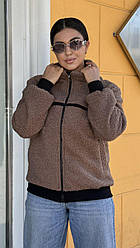 Жіночий хутряний бомбер Барашек