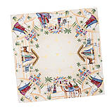 Скатертина на Новорічний стіл 97х100 см. гобеленова ADARA, фото 6