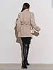 Жіночий піджак з італійського кашеміру з паском, фото 2