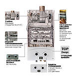 Газова колонка турбована 17,9 кВт 10 л/хв MIXXUS BASIC TURBO GWH-0710, фото 3