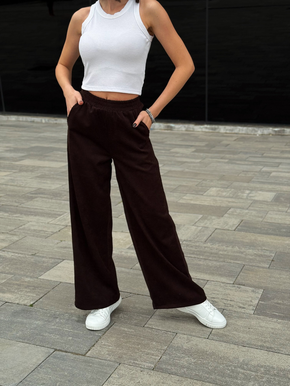 Жіночі вельветові штани палаццо "Garda" | Норма і батал
